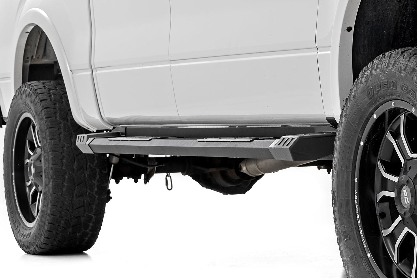 Rough Country SRB091491A HD2 Aluminum Running Boards | Super Crew Cab | Ford F-150 2WD/4WD (2009-2014)