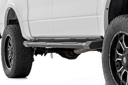 Rough Country SRB091491A HD2 Aluminum Running Boards | Super Crew Cab | Ford F-150 2WD/4WD (2009-2014)