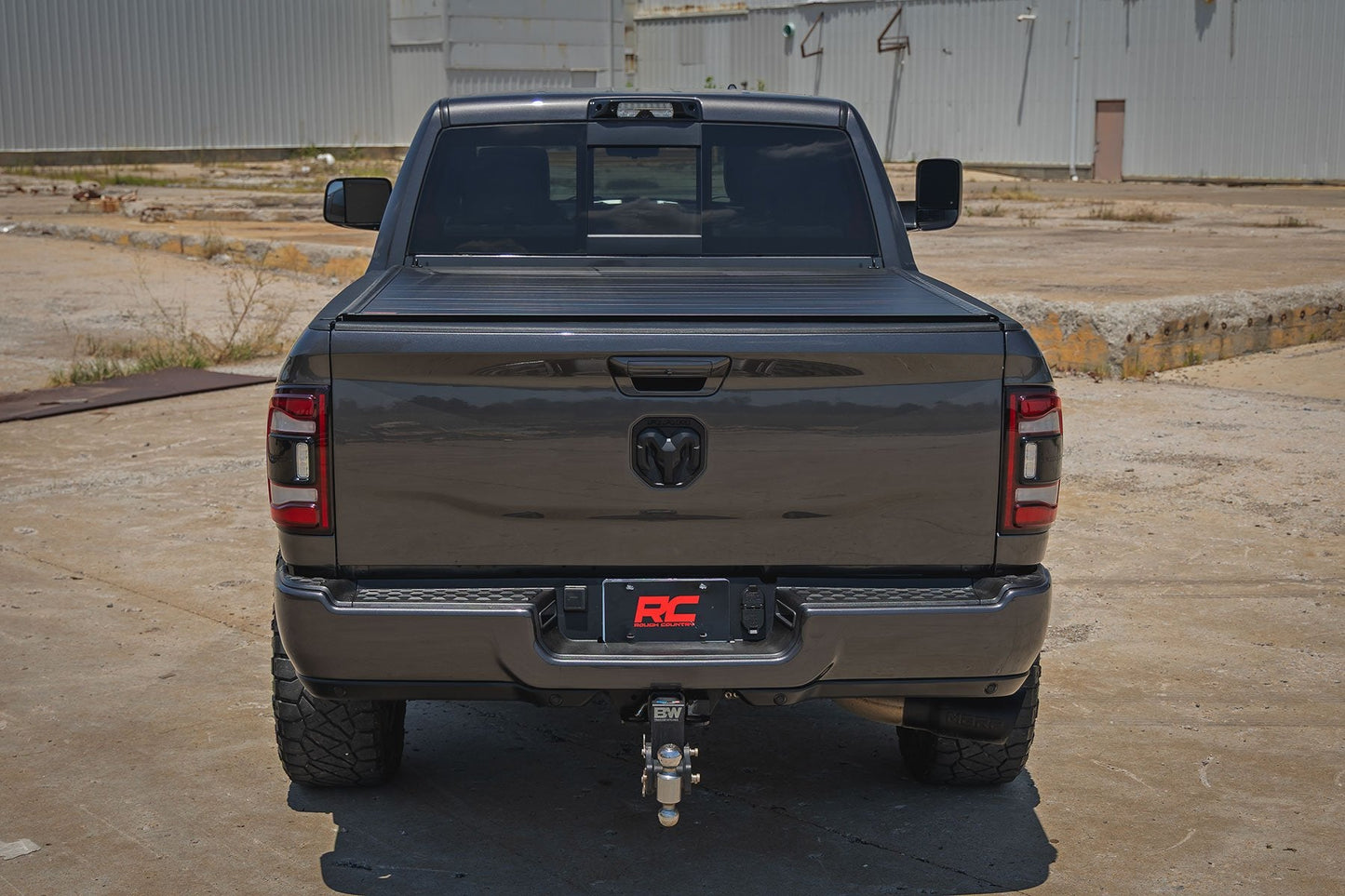Rough Country 50309650 Hard Roll Up Bed Cover | 6'4" Bed | Ram 1500 (09-18)/2500 (09-26)