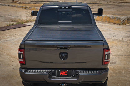 Rough Country 50309650 Hard Roll Up Bed Cover | 6'4" Bed | Ram 1500 (09-18)/2500 (09-26)