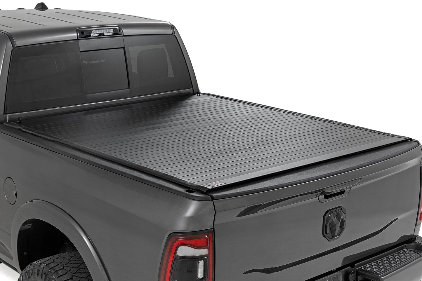 Rough Country 50309650 Hard Roll Up Bed Cover | 6'4" Bed | Ram 1500 (09-18)/2500 (09-26)
