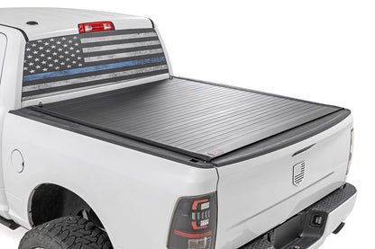 Rough Country 50319550 Hard Roll Up Bed Cover | 5'7" Bed | Ram 1500 (09-18)/2500 (09-26)