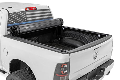 Rough Country 50319550 Hard Roll Up Bed Cover | 5'7" Bed | Ram 1500 (09-18)/2500 (09-26)