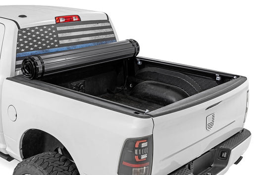 Rough Country 50319550 Hard Roll Up Bed Cover | 5'7" Bed | Ram 1500 (09-18)/2500 (09-26)
