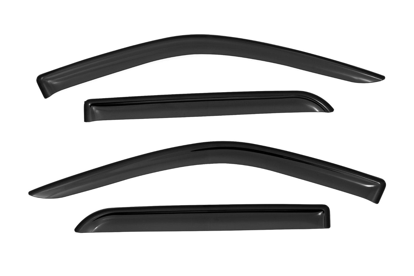 Rough Country 942924 Side Window Deflectors | Tape On Rain Guard | Ram 1500 (09-18)/2500 (10-26)