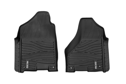Rough Country FF-3121 Flex-Fit Floor Mats | FR | Crew Cab | Ram 1500 2WD/4WD (2012-2018 & Classic)