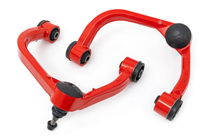 Rough Country 51036RED Red Forged Upper Control Arms | 2.5-3.5 Inch Lift | Ford F-150 4WD (04-20)
