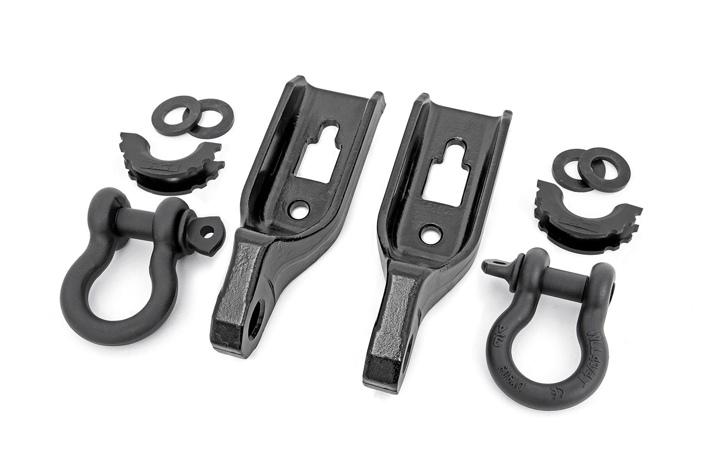 Rough Country RS158 Tow Hook Brackets | D-Ring Combo | Ford F-150 2WD/4WD (2009-2025)