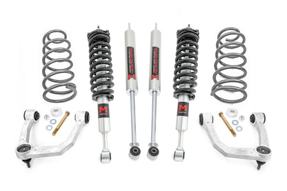 Rough Country 76642 3 Inch Lift Kit | Upper Control Arms | RR Coils | M1 Struts | Toyota 4Runner (10-24)