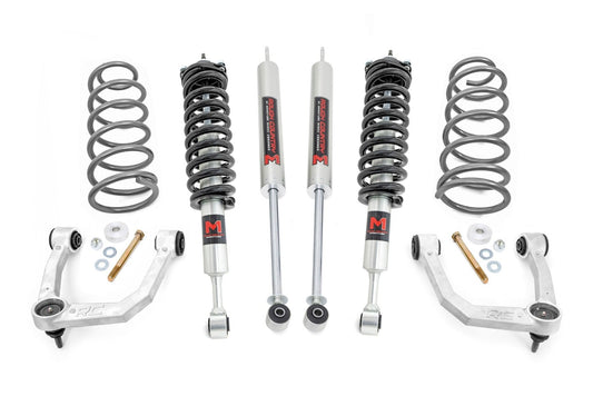 Rough Country 76642 3 Inch Lift Kit | Upper Control Arms | RR Coils | M1 Struts | Toyota 4Runner (10-24)