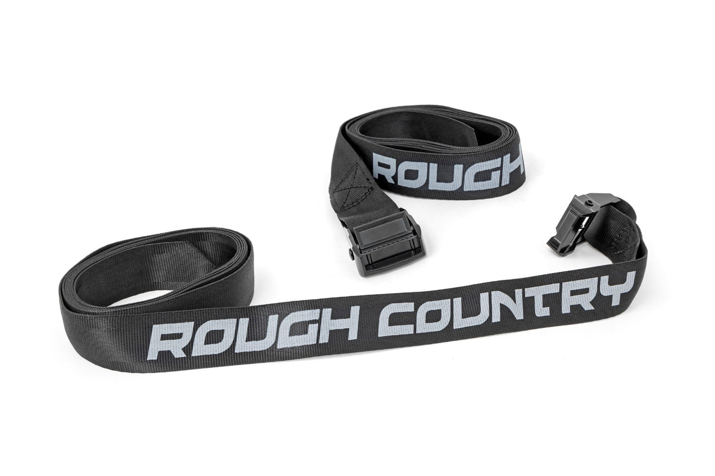 Rough Country 117703A Cargo Tie-Down Straps | Cam Buckle | 1.5" x 9' | Pair
