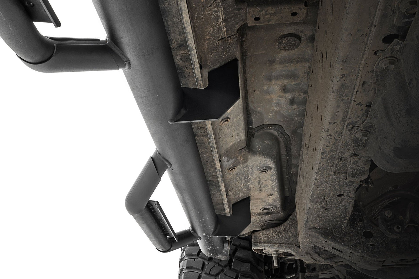 Rough Country RCT1360B Nerf Steps | Cab Length | Non Limited | Toyota 4Runner 2WD/4WD (2010-2024)