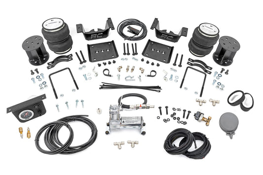 Rough Country 100054C Air Spring Kit w/compressor | 5 Inch Lift Kit | Chevy/GMC 1500 (07-18 & Classic)