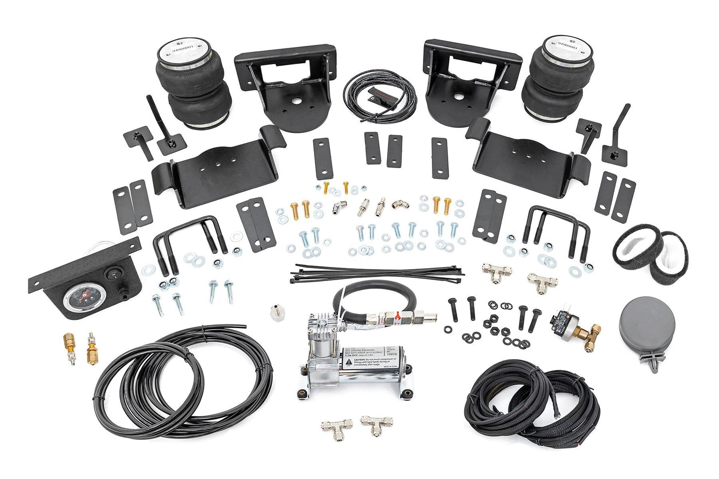 Rough Country 10017C Air Spring Kit w/compressor | 0-6" Lifts | Ford F-150 4WD (2015-2020)