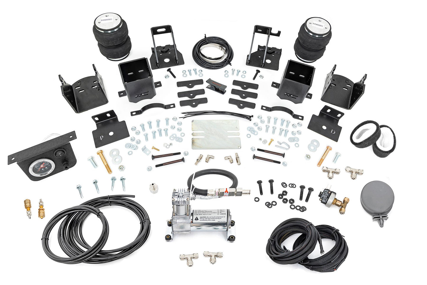 Rough Country 10020C Air Spring Kit w/compressor | Ford F-250/F-350 Super Duty 4WD (2005-2016)