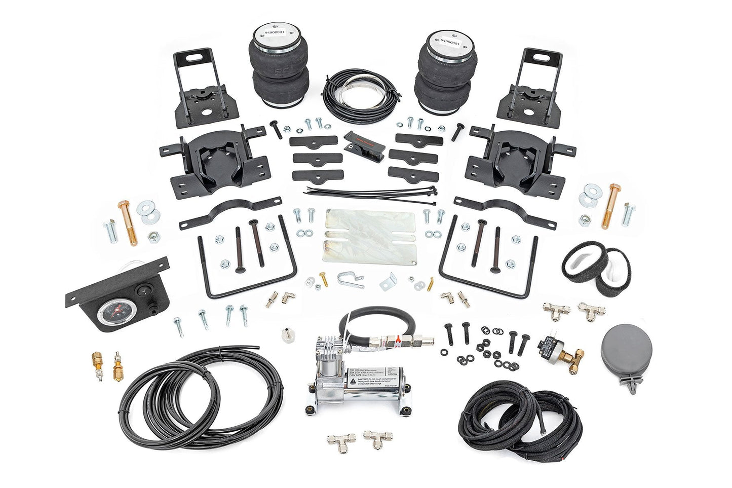 Rough Country 10023C Air Spring Kit w/compressor | Ford F-250/F-350 Super Duty 4WD (2005-2016)
