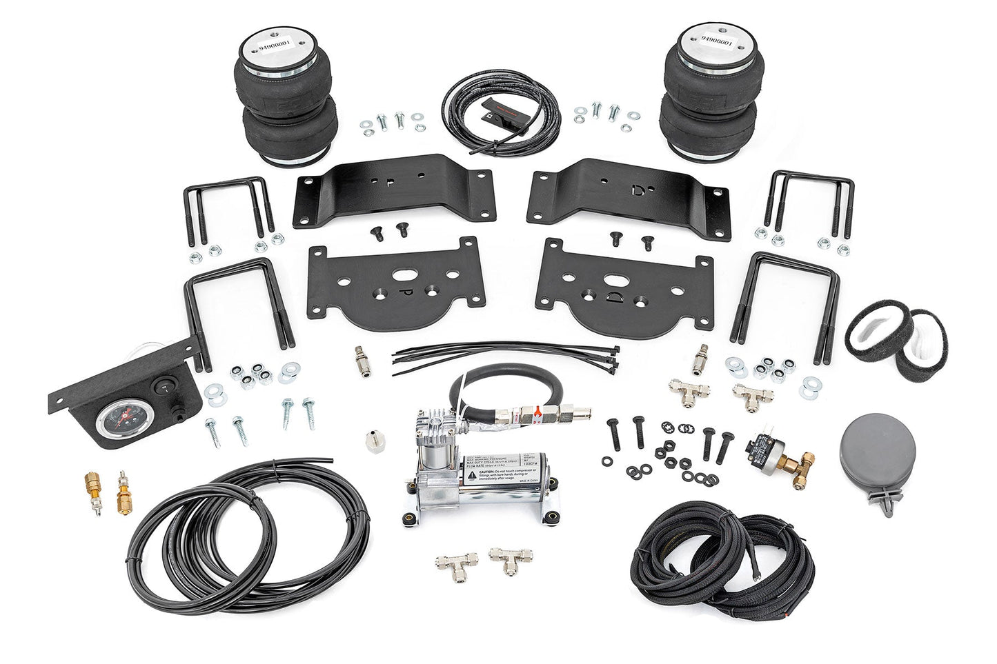Rough Country 10024C Air Spring Kit w/compressor | 0-6" Lifts | Toyota Tundra 2WD/4WD (2007-2021)