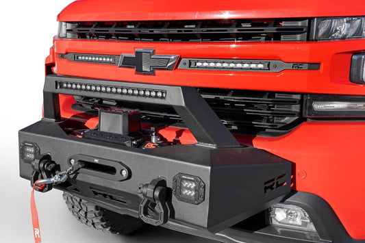 Rough Country 10765 EXO Winch Mount Kit | Chevy Silverado 1500 2WD/4WD (2019-2022)