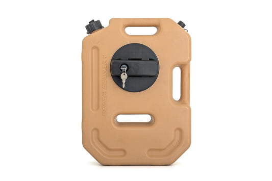 Rough Country 99061A 10L Fluid Container w/ Locker - Tan
