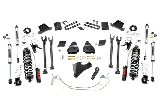 Rough Country 56558 6 Inch Lift Kit  |  4-Link  |  OVLD  |  C/O V2 | Ford F-250 Super Duty (11-14)