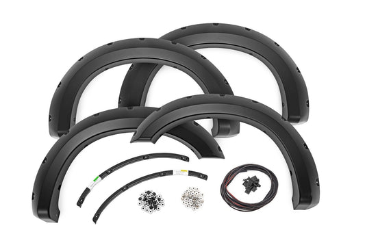 Rough Country F-F21111A Pocket Fender Flares | Ford F-250/F-350 Super Duty 2WD/4WD (2011-2016)