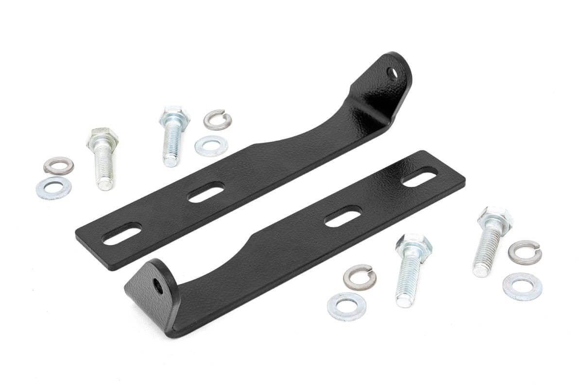 Rough Country 70773 LED Light Kit | Bumper Mount | 20" Black Dual Row | Jeep Grand Cherokee WK2 (11-20)