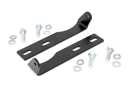 Rough Country 70773 LED Light Kit | Bumper Mount | 20" Black Dual Row | Jeep Grand Cherokee WK2 (11-20)