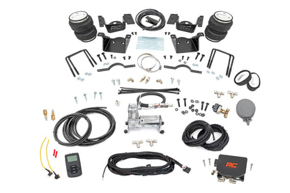 Rough Country 10007WC Air Spring Kit w/compressor | Wireless Controller | 0-7.5" Lift | Chevy/GMC 2500HD/3500HD (11-19)