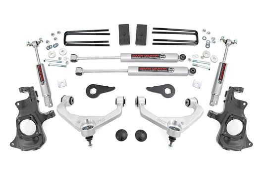 Rough Country 97630 3.5 Inch Lift Kit | Knuckle | w/ Overloads | Chevy/GMC 2500HD/3500HD (11-19)