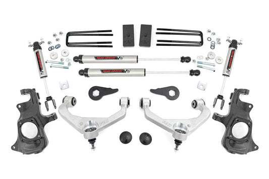 Rough Country 97670 3.5 Inch Knuckle Lift Kit | V2 | w/ Overloads | Chevy/GMC 2500HD/3500HD (11-19)