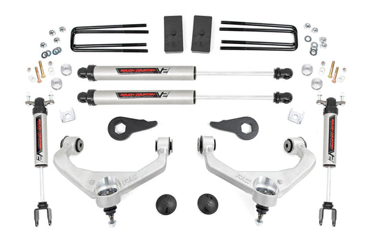Rough Country 95970 3.5 Inch Lift Kit | V2 | Chevy/GMC 2500HD/3500HD (11-19)