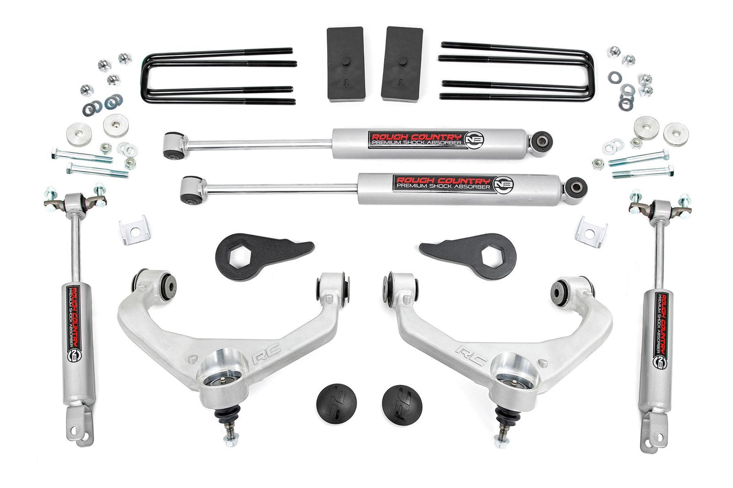 Rough Country 97530 3.5 Inch Lift Kit | w/ Overloads | Chevy/GMC 2500HD/3500HD (11-19)