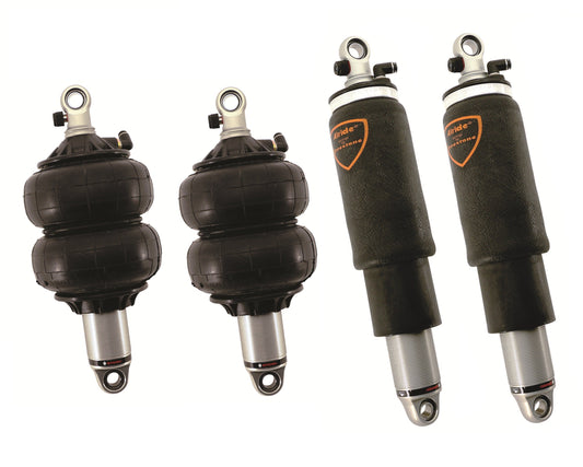Ridetech 11243910 Front and Rear HQ Shockwaves for 1968-1972 GM A-Body with Ridetech Chassis.