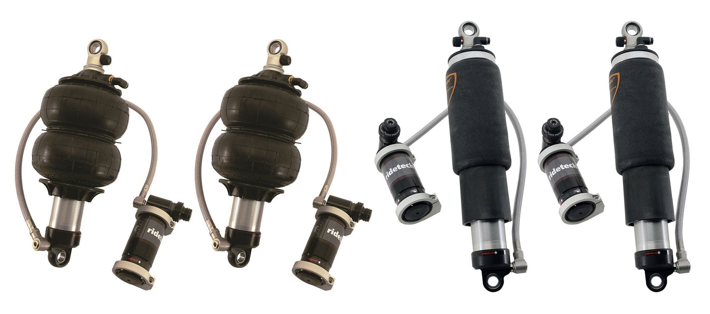 Ridetech 11243911 Front and Rear TQ Shockwaves for 1968-1972 GM A-Body with Ridetech Chassis.