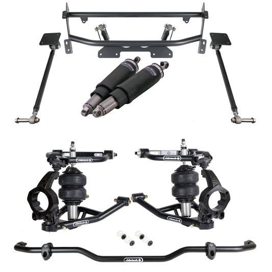 Ridetech 11260295 HQ Air Suspension System with hub spindles for 1973-1974 Nova.