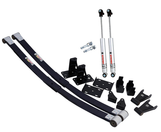 Ridetech 11364813 Composite leaf springs and RQ-S shocks for 1973-1987 C10.
