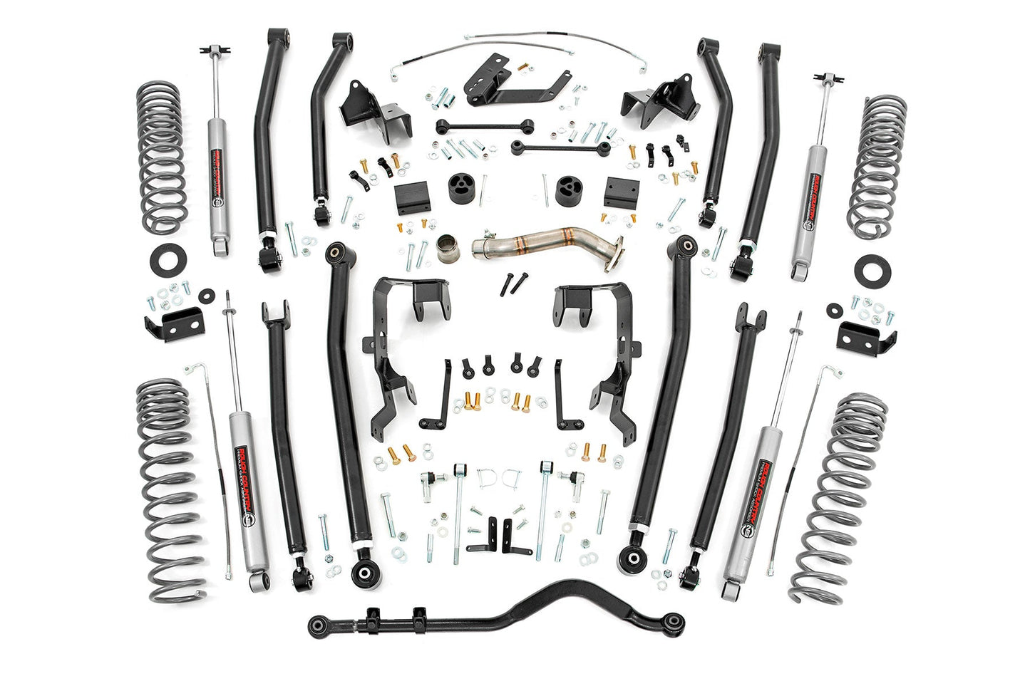Rough Country 78630A 4 Inch Lift Kit | Long Arm | Jeep Wrangler Unlimited 4WD (2012-2018)