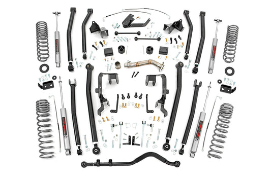 Rough Country 78630A 4 Inch Lift Kit | Long Arm | Jeep Wrangler Unlimited 4WD (2012-2018)