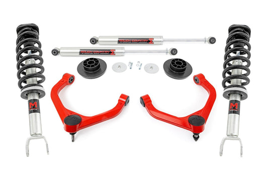 Rough Country 31240RED 3 Inch Lift Kit | M1 Struts/M1 | Ram 1500 4WD (2012-2018 & Classic)
