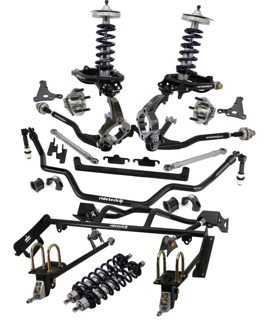Ridetech 12090203 HQ Coil-Over System with hub spindles for 1964-1966 Mustang.