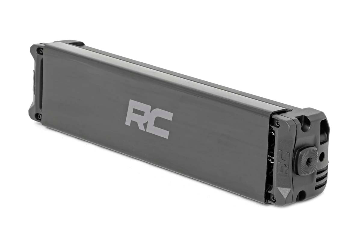 Rough Country 70912BD 12 Inch Black Series LED Light Bar | Dual Row | White DRL