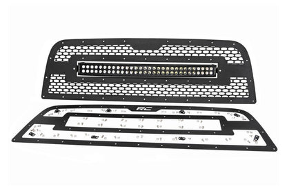 Rough Country 70152 Mesh Grille | 30" Dual Row LED | Black | Ram 2500/3500 2WD/4WD (2013-2018)