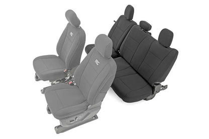 Rough Country 91017 Seat Covers | Rear Bench Seat | Ford F-150/Lightning/F-250/F-350  (2015-2025)