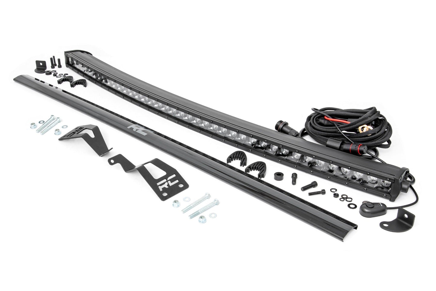 Rough Country 97040 LED Light Kit | Front Mount | 40" Black Single Row | Can-Am Commander Max 1000