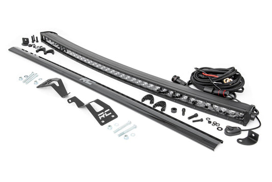 Rough Country 97040 LED Light Kit | Front Mount | 40" Black Single Row | Can-Am Commander Max 1000