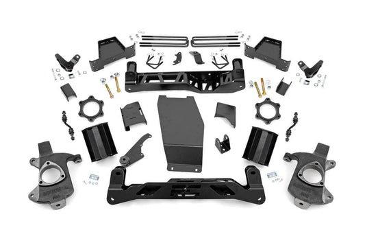 Rough Country 18102 7 Inch Lift Kit | Magneride | Alum | GMC Sierra 1500 Denali 4WD (2014-2016)