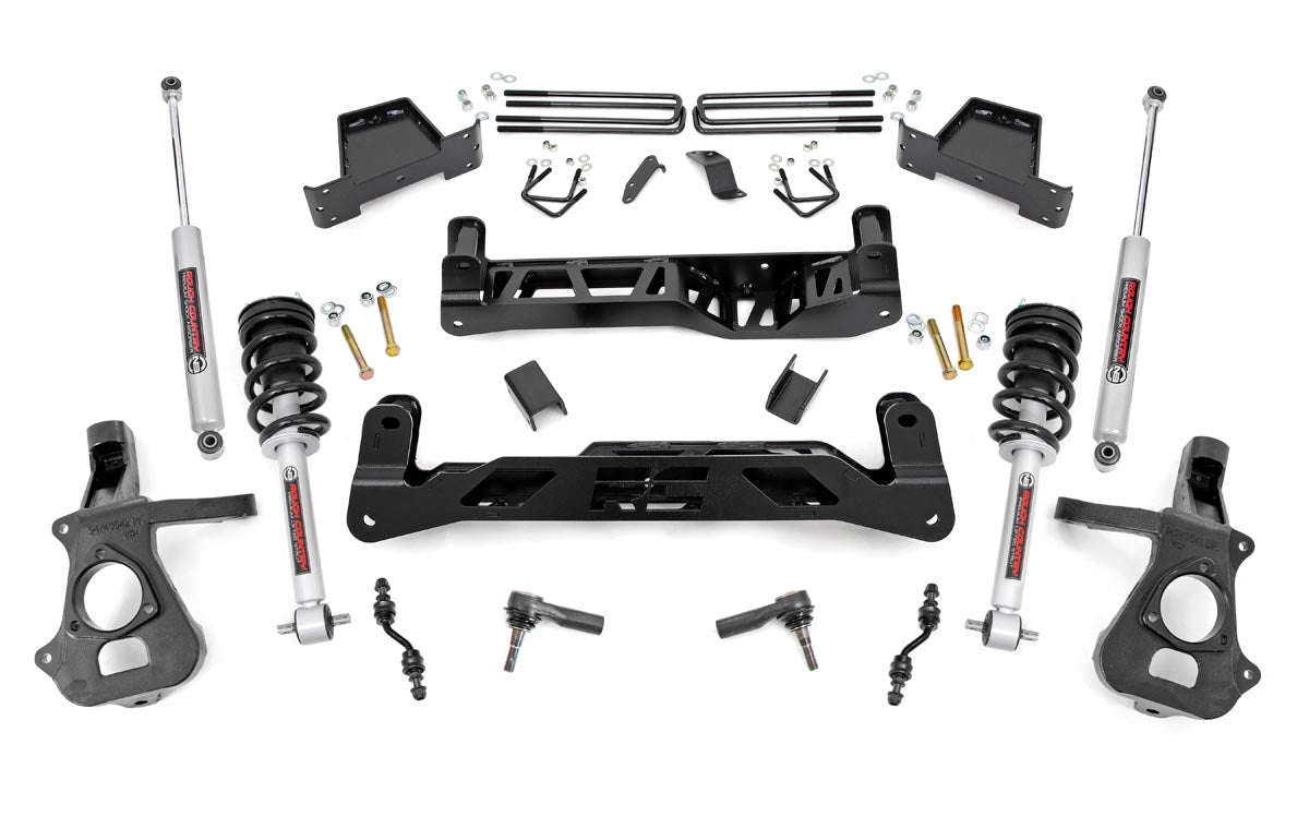 Rough Country 18734 7 Inch Lift Kit | Alu/Stamp Steel | N3 Strut | Chevy/GMC 1500 (14-18 & Classic)