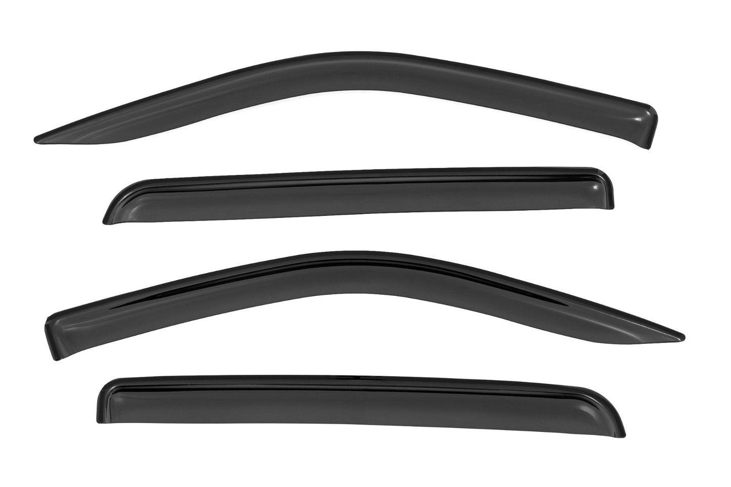 Rough Country 911418 Side Window Deflectors | Tape On Rain Guard | Chevy/GMC 1500/2500HD/3500HD 2WD/4WD