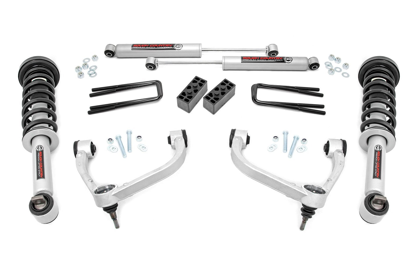 Rough Country 54531 3 Inch Lift Kit | N3 Struts | Ford F-150 4WD (2014-2020)