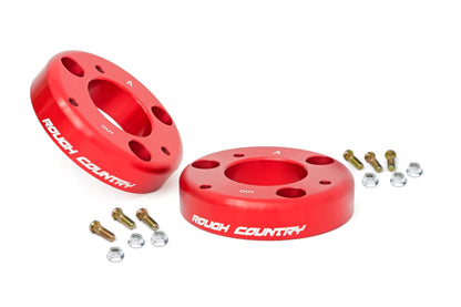 Rough Country 569RED 2 Inch Leveling Kit | Red | Ford F-150 (14-25)/Raptor (19-20)